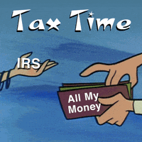 April 15 Taxes GIF by INTO ACTION