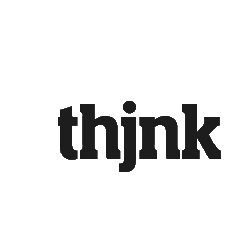 Logo Think Sticker by thjnk Zürich