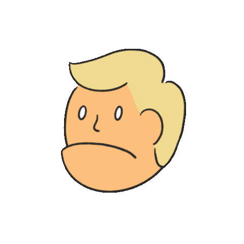 Scared Sticker