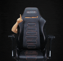 gaming chair needforseat GIF by MAXNOMIC