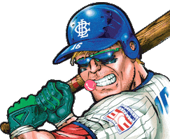 Bubble Gum Baseball Sticker by Big League Chew