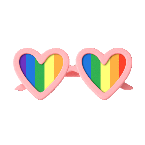 Pride Glasses Sticker by Wolt