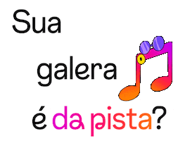 Pista Nota Musical Sticker by ElPinheiro