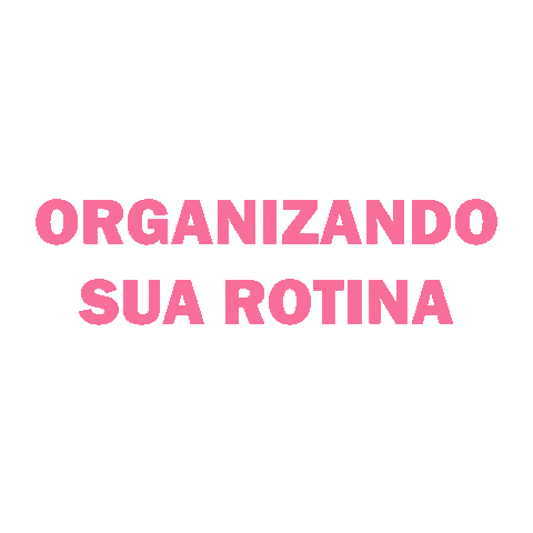 Organizacao Organizando Sua Rotina Sticker by Emi Criativa Papelaria