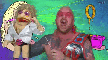 Prime Time Puppet GIF by United Wrestling Network