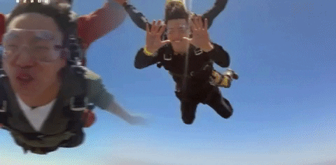 Skydiving GIF