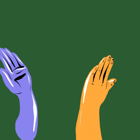 High Five United GIF by INTO ACTION - Find & Share on GIPHY