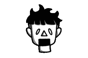 Shocked Sticker