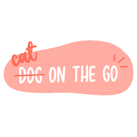 Sticker by dog on the go