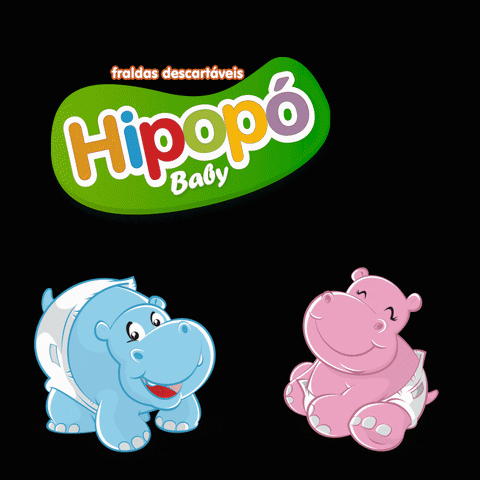 Fraldas Hipopó GIF