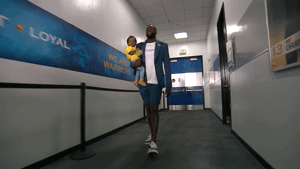 walking in golden state warriors GIF by NBA