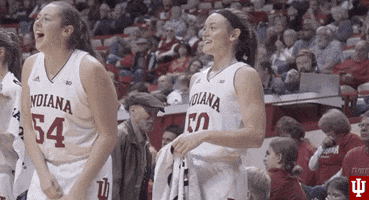 Womens Basketball Eating GIF by Indiana Hoosiers