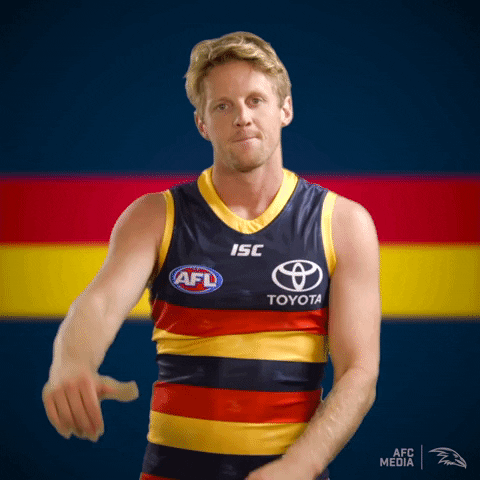 Rory Sloane Thumbs Down GIF by Adelaide Crows