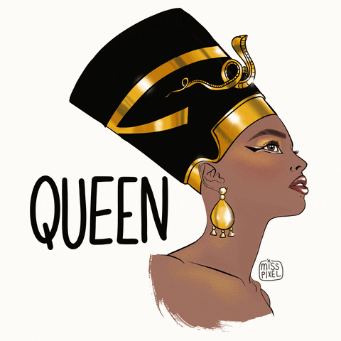 Egyptian Queen Makeup GIF