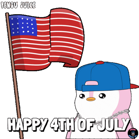 United States Celebration Sticker by Pengu Juice Co.