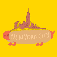 New York Dog GIF by Sherchle