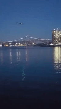 Rescue Helicopter Searches for Chopper Downed in New York's East River