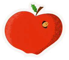 Apple Comida Sticker