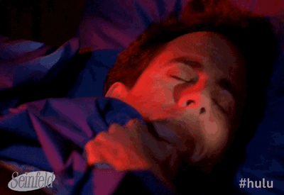 seinfeld nightmare jerry seinfeld oh no awake GIF
