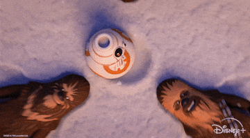 Star Wars Snow GIF by Disney+