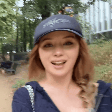 Cute Girl Twitch GIF