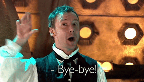 Doctor Who doctor who bye goodbye bye bye GIF