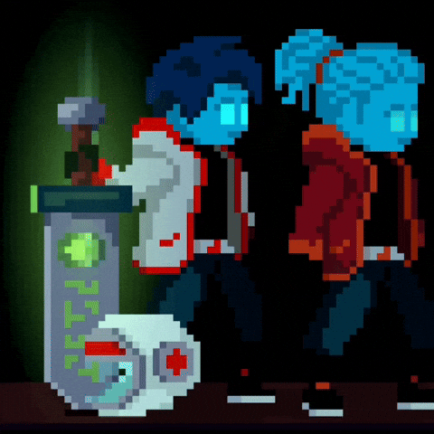 Pixel Glow GIF
