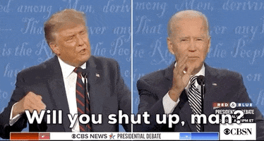 Donald Trump Shut Up GIF by CBS News