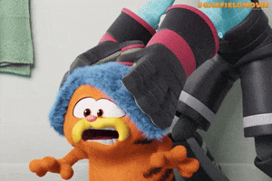 Dry Off Garfield Movie GIF by Sony Pictures