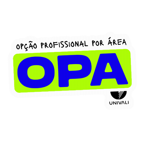 Sticker by Universidade do Vale do Itajaí - Univali