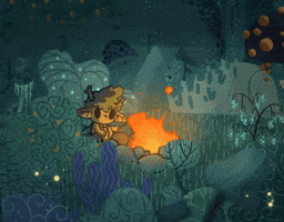 Art Fire GIF by frazzi_creation