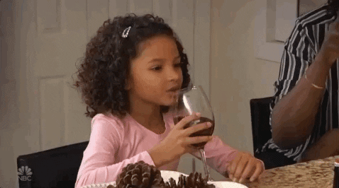 Kid Drinking Wine GIFs - Get the best GIF on GIPHY