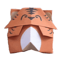 Tigrito Sticker by origamiteca