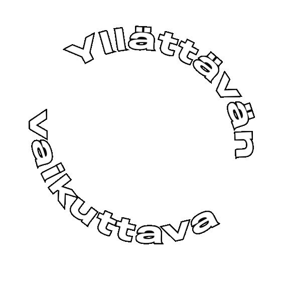 Yllttvnvaikuttava Sticker by Ellun Kanat