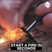 GIF Fire Steel di SURVIVAL REVIVED