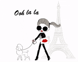 Oohlala Paris Ooh La La Chic Chic Girl Love Paris Loveparis Lucieinparis GIF by Lucie + Pompette