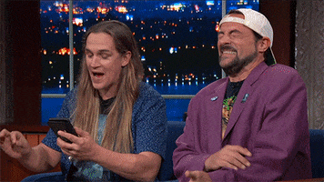 colbertlateshow stephen colbert the late show with stephen colbert kevin smith jay and silent bob GIF