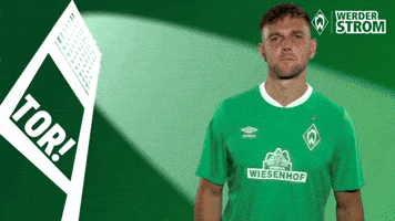 Niclas Füllkrug Yes GIF by SV Werder Bremen