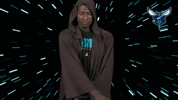 May The Fourth Be With You Star Wars GIF by Charlotte Hornets