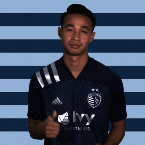 Major League Soccer Thumbs Up GIF by Sporting KC