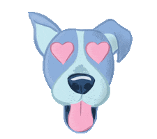 Dog Love Sticker