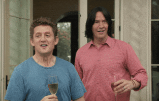 Keanu Reeves Drinking GIF by Bill & Ted Face the Music