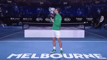 Novak Djokovic Sport GIF by Australian Open