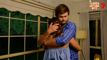 Hugging Hug GIF by Farmer Wants A Wife