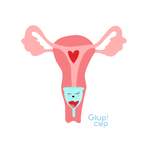Menstruation Sticker by GlupCup!