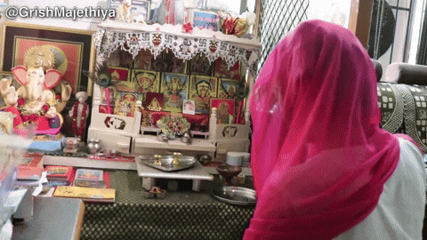 Prayer Praying GIF by Grish Majethiya by grishmajethiya