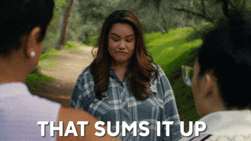 Sums It Up Katy Mixon GIF by ABC Network