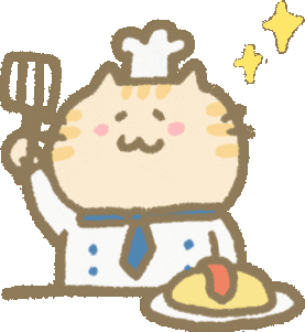 Cat Cooking Sticker