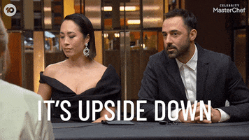 Upside Down Cooking GIF by MasterChefAU