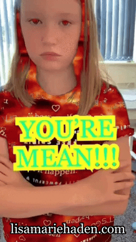 Mean Angry Kid GIF by Lisa Haden